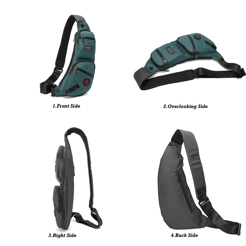 NICGID Sling Bag Chest Shoulder Backpack Crossbody Bags Casual Daypack for Men Women - Image 2
